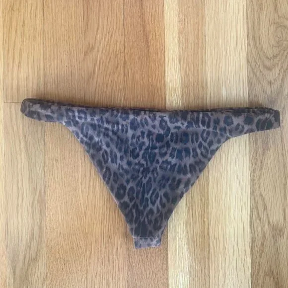 Leopard Print Bikini Bottom - Picture 1 of 2